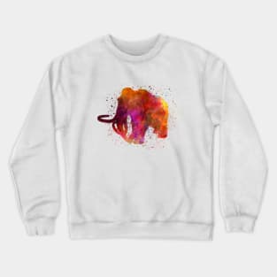 mamut in watercolor Crewneck Sweatshirt